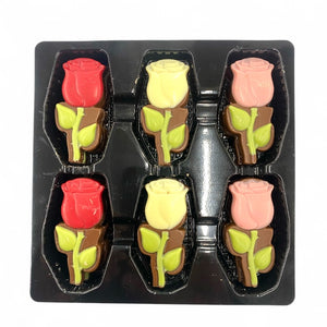 Box roses chocolates