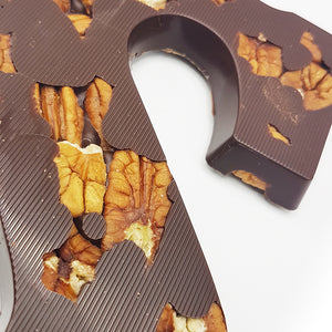 Luxe chocoladeletter Puur Pecan S per stuk